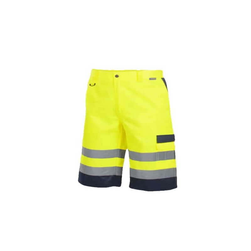 HLAČE KRATKE HI VIS RUMENE DROGOWIEC 