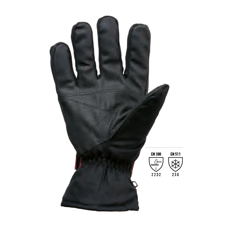 ZAŠČITNE ROKAVICE NAJLON S TOPLO PODLOGO