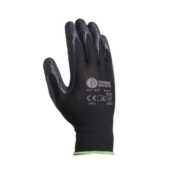 ROKAVICE Z NAGUBANIM LATEKSOM 871