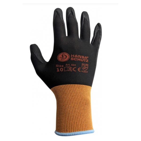 Rokavice s premazom nitrilne pene 