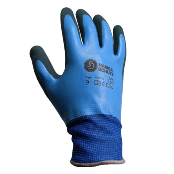 ZAŠČITNE LATEKS ROKAVICE Z DVOPLASTNIM PREMAZOM