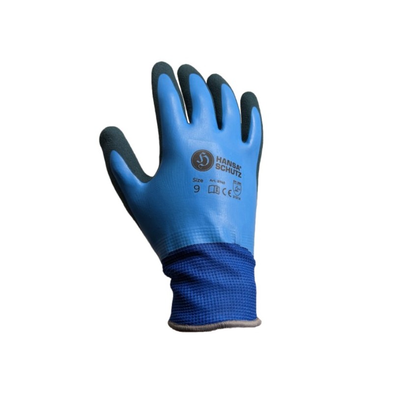 ZAŠČITNE LATEKS ROKAVICE Z DVOPLASTNIM PREMAZOM