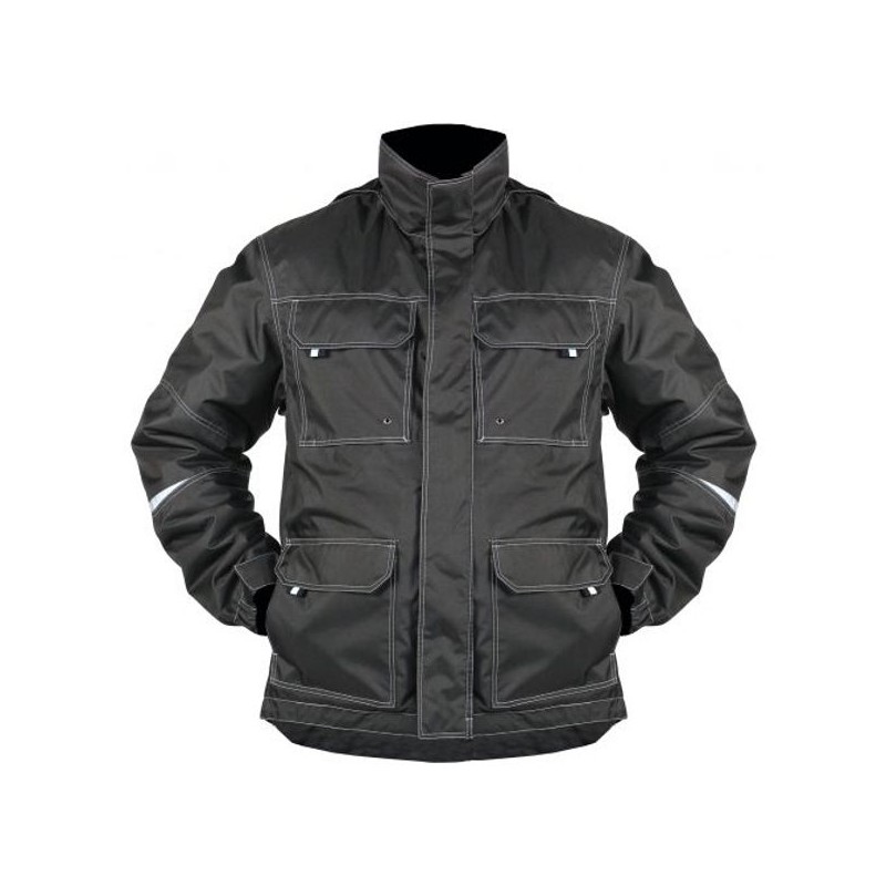 DELOVNA BUNDA CATON V ČRNI BARVI