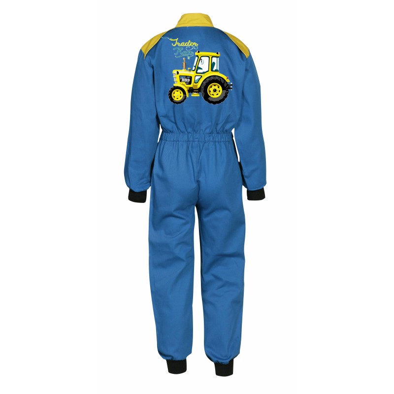 OTROŠKI DELOVNI KOMBINEZON V MODRO RUMENI BARVI