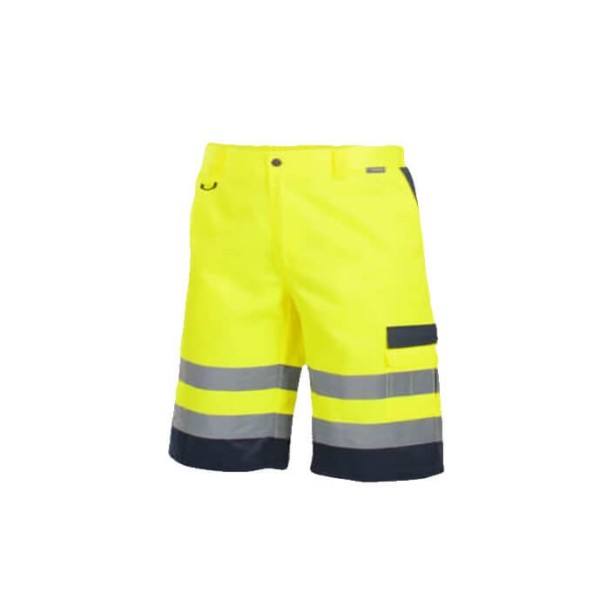 HLAČE KRATKE HI VIS RUMENE DROGOWIEC 