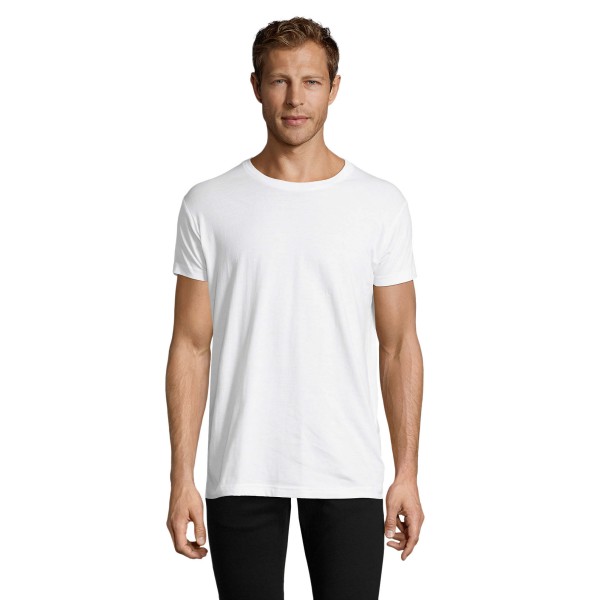 t-SHIRT MAJICA S KRATKIMI ROKAVI SOLS REGENT FIT bela
