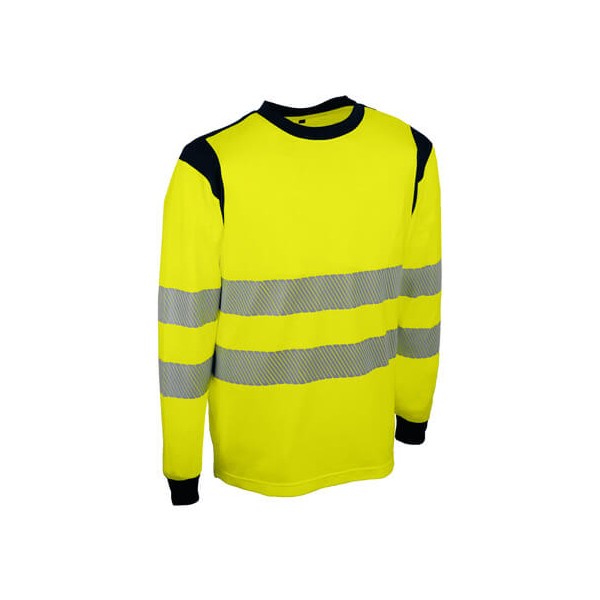 MAJICA DOLG ROKAV HI VIS RUMENA SUVA