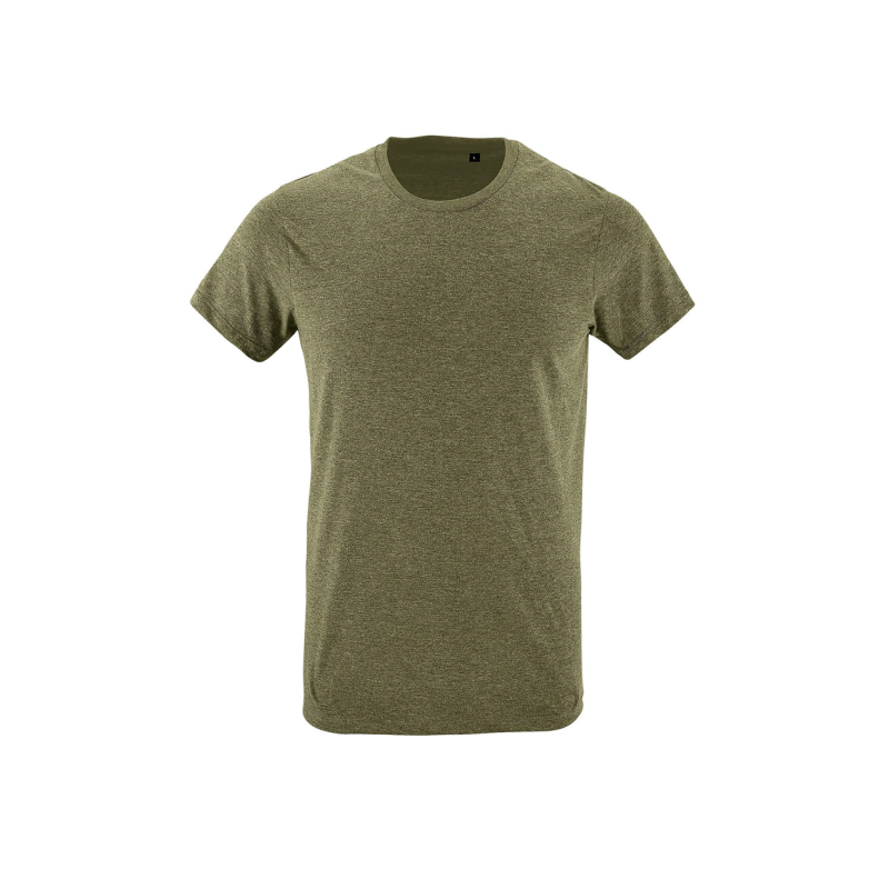 t-SHIRT MAJICA S KRATKIMI ROKAVI SOLS REGENT FIT olivno zelena
