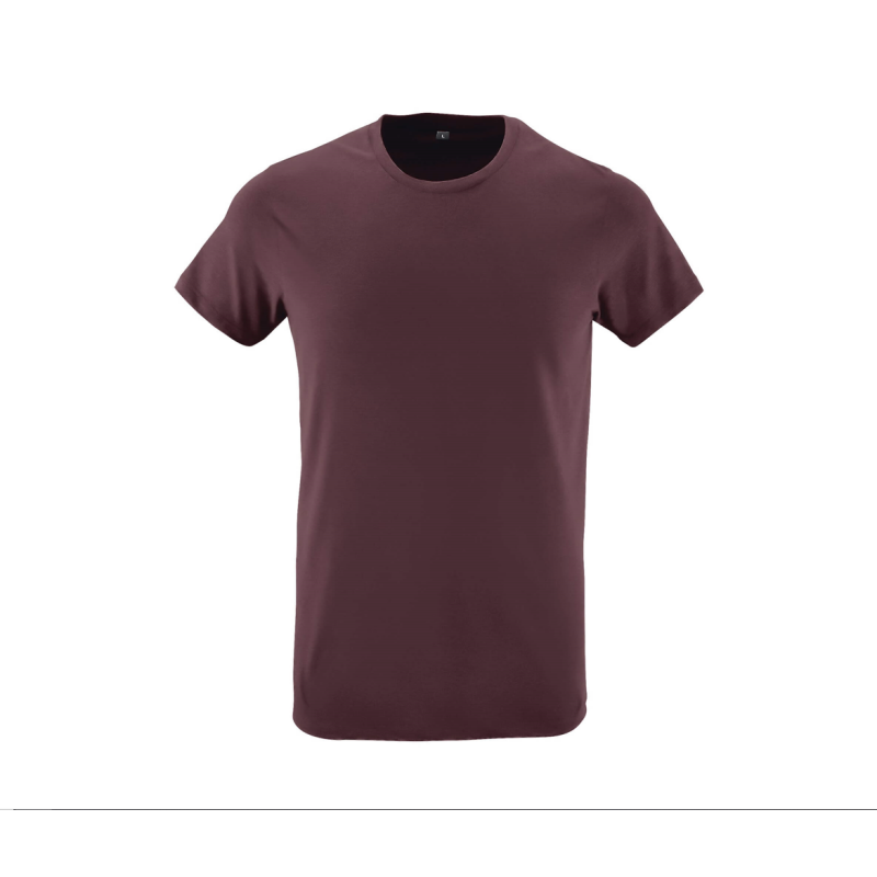 t-SHIRT MAJICA S KRATKIMI ROKAVI SOLS REGENT FIT temno rdeča