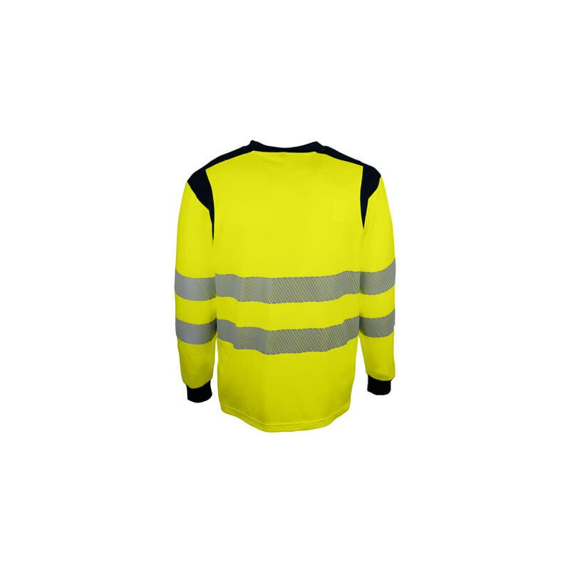 MAJICA DOLG ROKAV HI VIS RUMENA SUVA