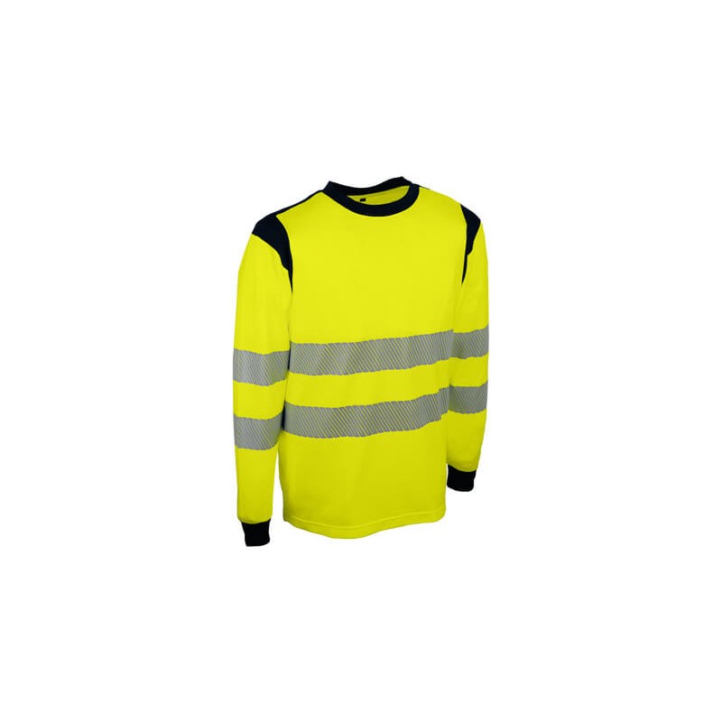 MAJICA DOLG ROKAV HI VIS RUMENA SUVA